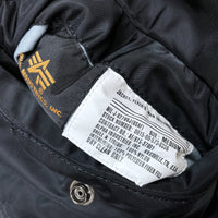 (VINTAGE) 2000'S ALPHA BICOLOR MA-1 REVERSIBLE FLIGHT JACKET