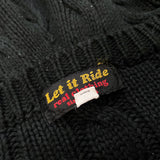 (DESIGNERS) 1990'S LET IT RIDE LAYERED STYLE DESIGN SEPARATE POCKET COTTON KNIT HOODIE
