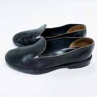 (OTHER) YOHJI YAMAMOTO POUR HOMME LEATHER SLIP ON SHOES LOAFER