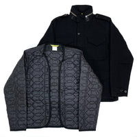 (DESIGNERS) 2000'S GOOD ENOUGH M-65 TYPE WOOL JACKET WITH PADDING LINER