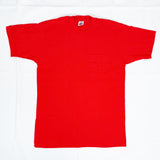 (T-SHIRT) DEAD STOCK NEW 1990'S MADE IN USA BVD POCKET T-SHIRT