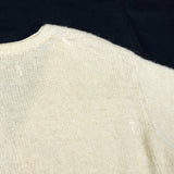 (BORO) 1960'S STRIPED PATTERN MOHAIR KNIT CARDIGAN