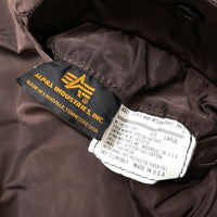 (VINTAGE) 1990'S MADE IN USA ALPHA REVERSIBLE MA-1 FLIGHT JACKET