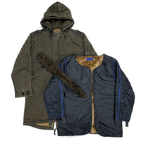 (VINTAGE) 2000'S Levi's M-51 TYPE FISHTAIL PARKA WITH LINER