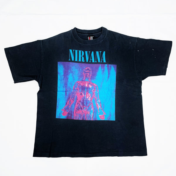 (T-SHIRT) 1990'S MADE IN USA NIRVANA SLIVER T-SHIRT