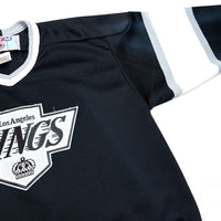 (VINTAGE) 1990'S MADE IN CANADA NHL OFFICIAL CCM LOS ANGELES KINGS HOCKEY SHIRT