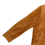 (VINTAGE) 2000'S FACONNABLE JEANS NUBUCK LEATHER BLOUSON
