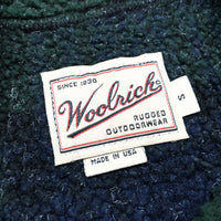 (VINTAGE) 1990'S MADE IN USA WOOLRICH PLAID PATTERN FLEECE SHIRT