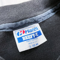 (T-SHIRT) 1980'S MADE IN USA HANES BEEFY T-SHIRT WITH POCKET