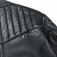 (VINTAGE) 1980'S MADE IN ENGLAND KETT UK TYPE LEATHER BIKER JACKET