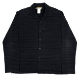 (DESIGNERS) Y's for MEN STRIPED PATTERN OPEN COLLAR BOX SHIRT