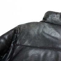 (BORO) 1990'S MADE IN USA SCHOTT LEATHER DOWN JACKET