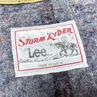 (BORO) 1980'S MADE IN USA Lee STORM RIDER DENIM TRUCKET JACKET WITH BLANKET LINER