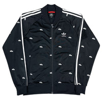 (VINTAGE) 2012 ADIDAS SUPERSTAR ALL OVER PRINT 3 LINE TRACK JACKET