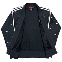 (VINTAGE) 2012 ADIDAS SUPERSTAR ALL OVER PRINT 3 LINE TRACK JACKET