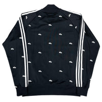 (VINTAGE) 2012 ADIDAS SUPERSTAR ALL OVER PRINT 3 LINE TRACK JACKET