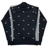 (VINTAGE) 2012 ADIDAS SUPERSTAR ALL OVER PRINT 3 LINE TRACK JACKET