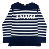 (DESIGNERS) 2000'S UNDER COVER GROUPIE REVERSE PRINT STRIPED SHIRT