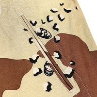 (DESIGNERS) NEEDLES WITH NUMBER NINE SKULL ALL OVER PRINT DESERT CAMOUFLAGE PATTERN JACKET