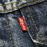 (VINTAGE) 1970'S MADE IN USA Levi's 70505 SMALL ‘e’ 2 POCKET DENIM TRUCKER JACKET WITH CARE TAG