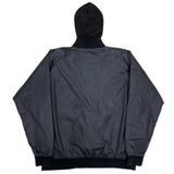 (VINTAGE) 2000'S OLD STUSSY HOODIE LAYERED STYLE DESIGN NYLON VARSITY JACKET