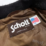(VINTAGE) 1980'S MADE IN USA SCHOTT THICK SUEDE BOMBER JACKET