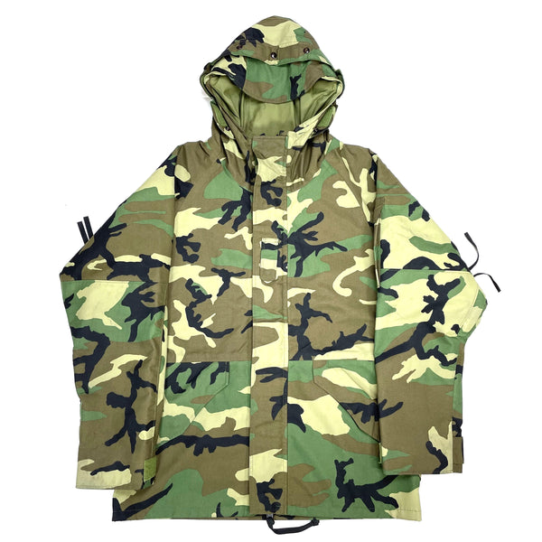 (VINTAGE) 1990'S US ARMY ECWCS CAMOUFLAGE PATTERN GORE TEX HOODED JACKET