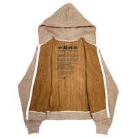 (DESIGNERS) THE GREAT CHINA WALL REMAKE US ARMY OVERDYED ZIP UP HOODIE SWEAT SHIRT
