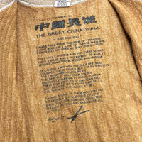 (DESIGNERS) THE GREAT CHINA WALL REMAKE US ARMY OVERDYED ZIP UP HOODIE SWEAT SHIRT