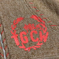 (DESIGNERS) THE GREAT CHINA WALL REMAKE US ARMY OVERDYED ZIP UP HOODIE SWEAT SHIRT