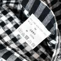 (DESIGNERS) PHINGELIN HOUNDSTOOTH LATTICE PATTERN DEFORMED JACKET