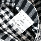 (DESIGNERS) PHINGELIN HOUNDSTOOTH LATTICE PATTERN DEFORMED JACKET
