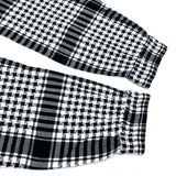 (DESIGNERS) PHINGELIN HOUNDSTOOTH LATTICE PATTERN DEFORMED JACKET