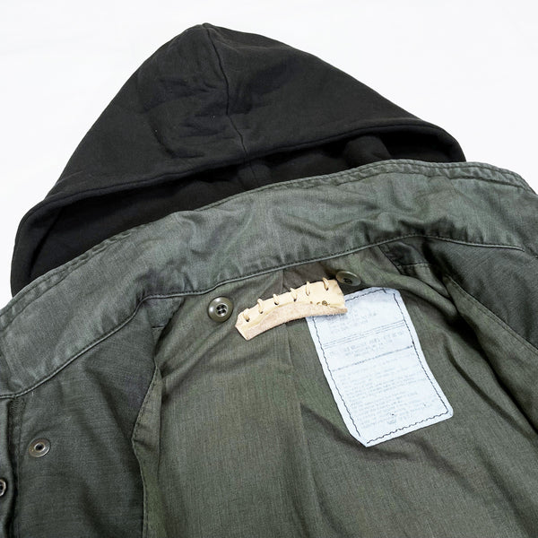 WASTE TWICE CRUST REMAKE OVERDYED M-65 MILITARY JACKET – Linco