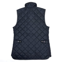 (VINTAGE) 2000'S POLO RALPH LAUREN LEATHER PIPING QUILTED VEST