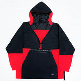 (VINTAGE) DEAD STOCK NEW 2000'S LAST CHANCE BARBED WIRE PATTERN INSULATED HALF ZIP ANORAK