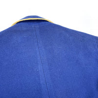 (VINTAGE) 1960'S MADE IN ENGLAND WOOL SCHOLL BLAZER WITH GOLD BUTTON