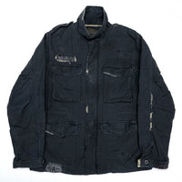 (DESIGNERS) Z-BRAND DISTRESSED M-65 TYPE MILITARY JACKET