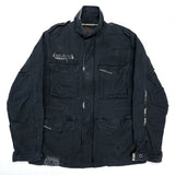 (DESIGNERS) Z-BRAND DISTRESSED M-65 TYPE MILITARY JACKET