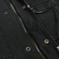 (DESIGNERS) Z-BRAND DISTRESSED M-65 TYPE MILITARY JACKET