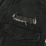 (DESIGNERS) Z-BRAND DISTRESSED M-65 TYPE MILITARY JACKET