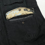 (DESIGNERS) Z-BRAND DISTRESSED M-65 TYPE MILITARY JACKET