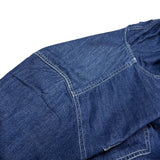 (VINTAGE) 1990'S MADE IN HONG KONG MARSH LANDING BLUES HOODED DENIM SHIRT