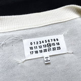 (DESIGNERS) 2000'S MADE IN ROMANIA MAISON MARGIELA 14 KNIT CARDIGAN WITH ELBOW PATCH