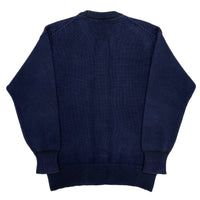 (DESIGNERS) 1980'S COMME des GARCONS HOMME V NECK THICK COTTON KNIT