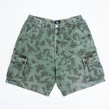 (VINTAGE) 1990'S MADE IN USA OLD STUSSY OUTDOOR NAVY TAG DIGITAL CAMOUFLAGE 6 POCKET CARGO SHORTS