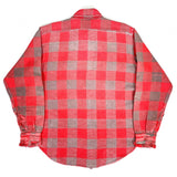 (BORO) 1970'S COUNTRY TOUCH PLAID PATTERN HEAVY FLANNEL SHIRT