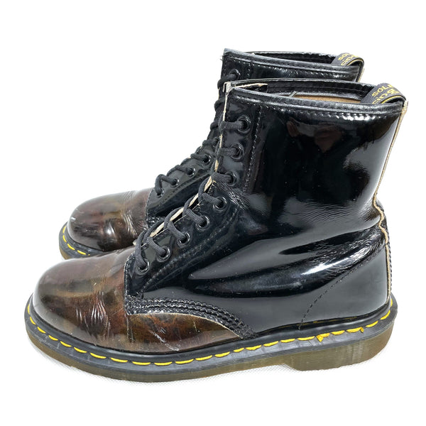 OTHER) MADE IN ENGLAND DR,MARTENS 8 HOLE PATENT LEATHER BOOTS – Linco