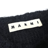 (DESIGNERS) MADE IN ITALY MARNI THICK STRIPED MOHAIR KNIT