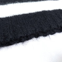 (DESIGNERS) MADE IN ITALY MARNI THICK STRIPED MOHAIR KNIT